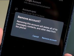 android remove google gmail account lost device
