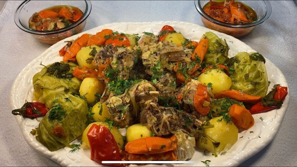 Dimlama in a plate Dimlama in a plate