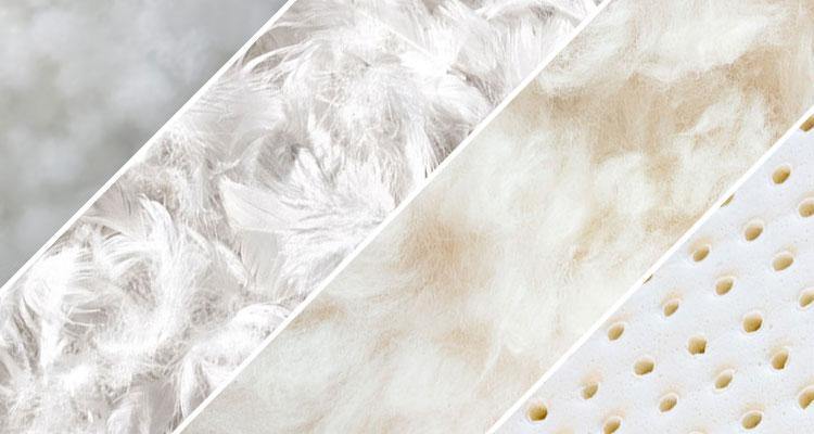 Fill Material in a Pillow Fill Material in a Pillow