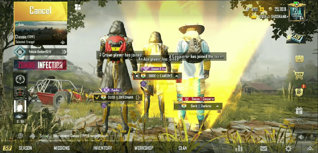 Join or Make Team Lobby. Join or Make Team Lobby.