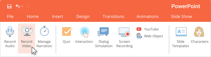 Set up your presentation video recording Set up your presentation video recording