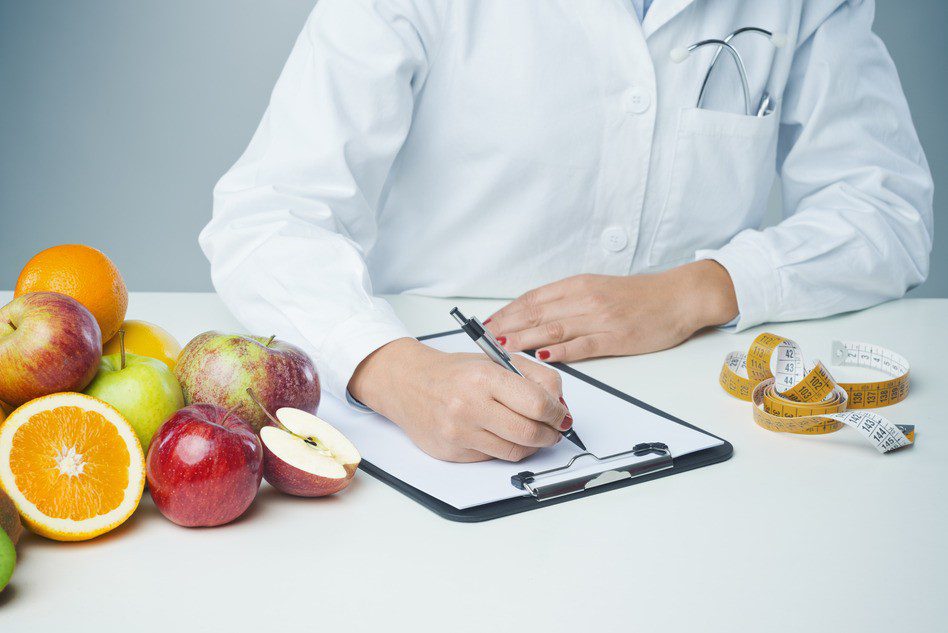 Dietitian nutritionist at work