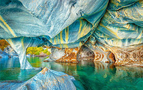 Marble Cavern Of Carrera Lake Marble Cavern Of Carrera Lake