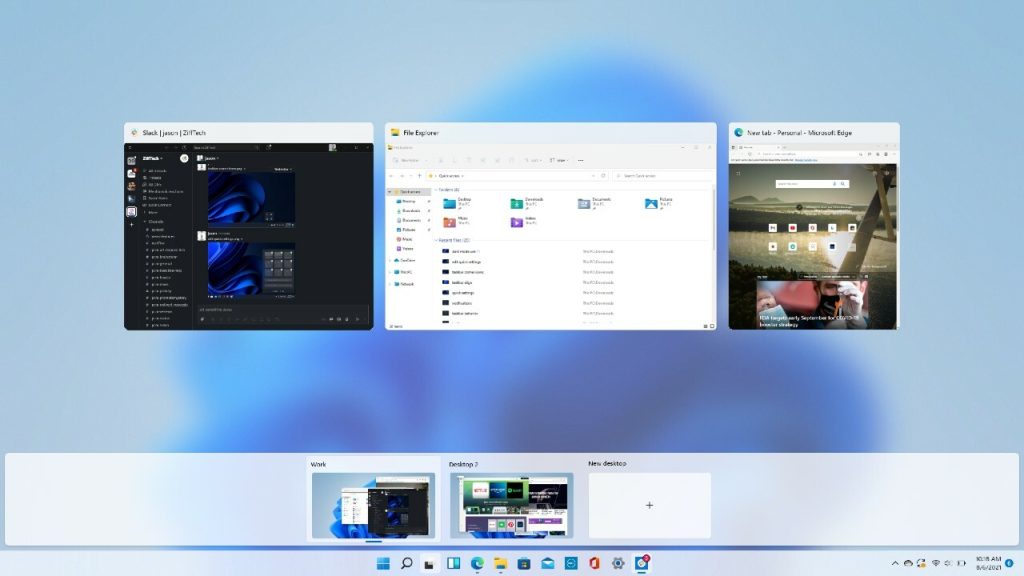 Multiple Desktops in window 11 Multiple Desktops in window 11