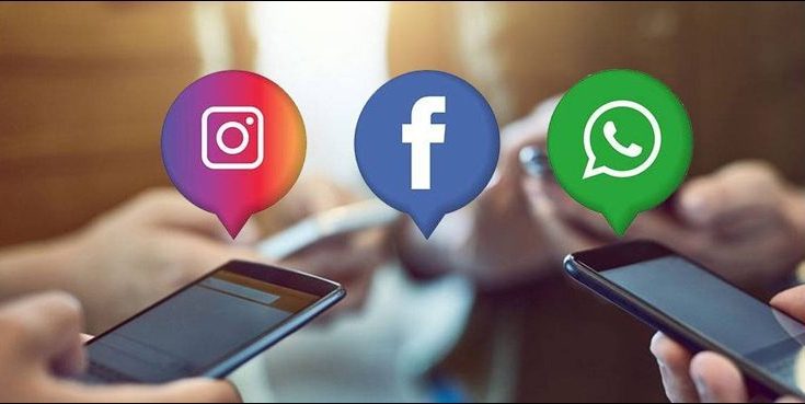 WhatsApp, Facebook, Instagram