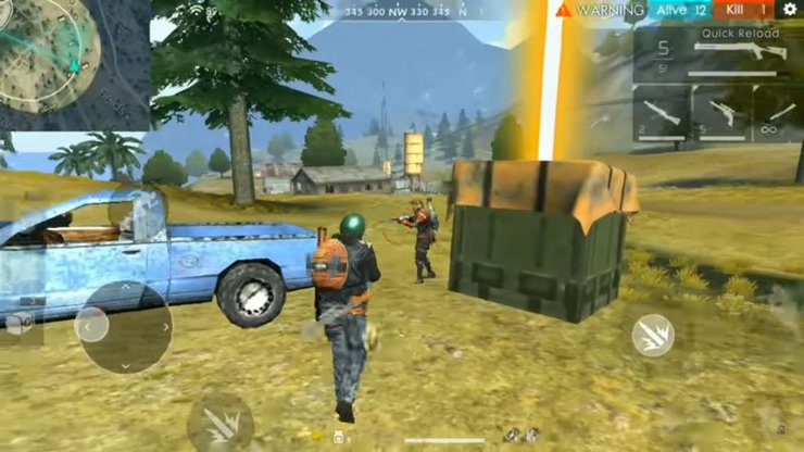 First in Loot free fire First in Loot free fire