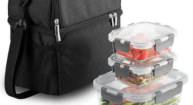 91 IfCIFsGL. AC SL1500 Lunch Box With Ice Pack Compartment
