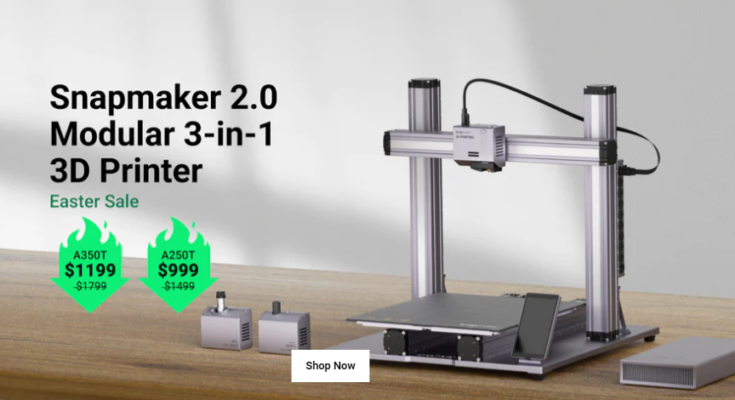 3D printers for sale from Snapmaker