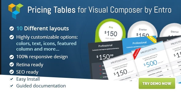 Ultimate WPBakery Page Builder Pricing Tables