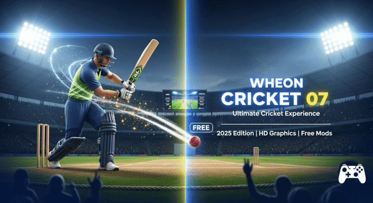 WheonCricket 07 cricket game thumbnail with player action and HD graphics