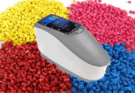 Spectrophotometer for coloring plastic masterbatch